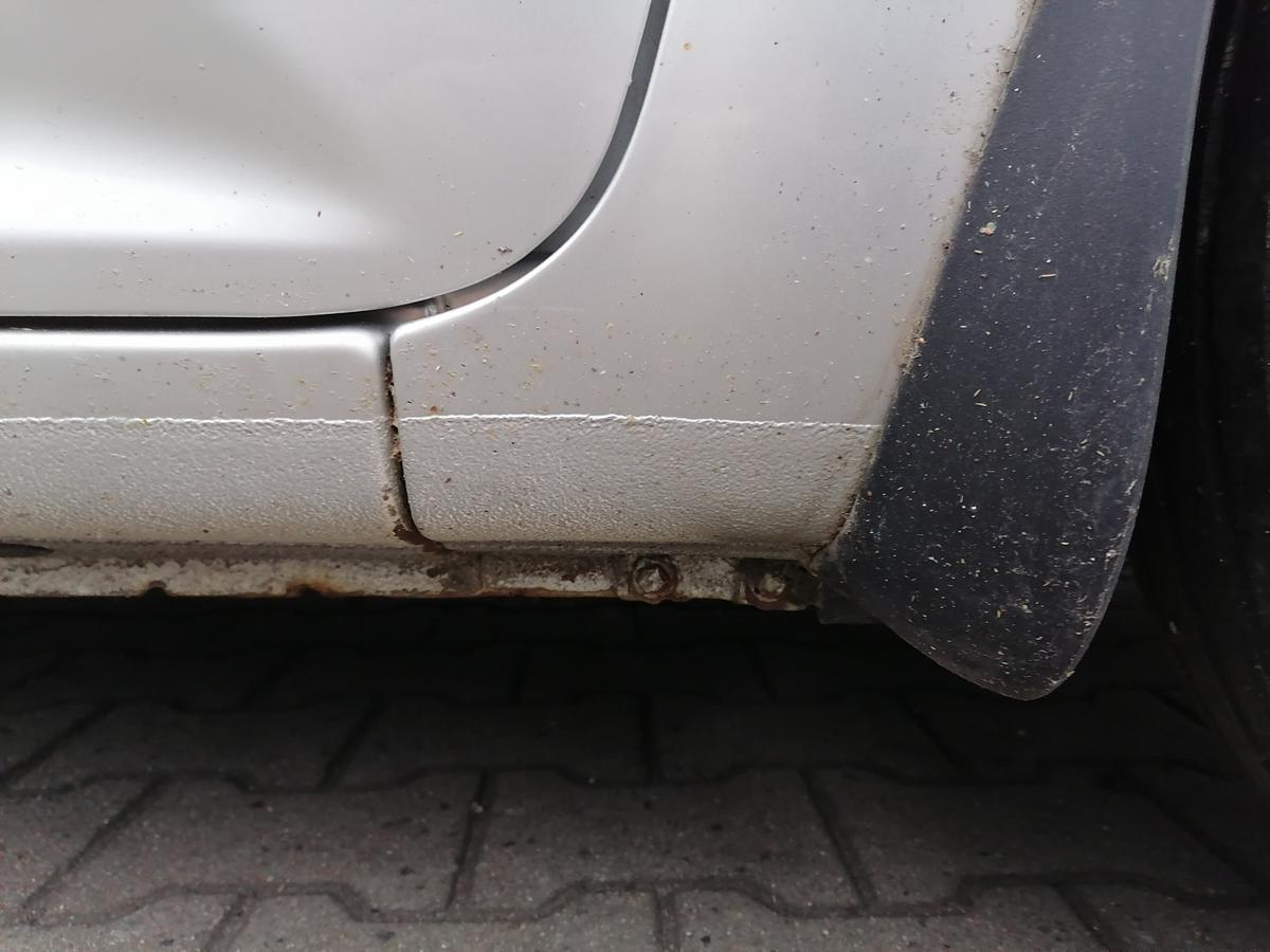 Kia Rio ED original Kotfl&uuml;gel vorn rechts 9S Silber Bj.2007